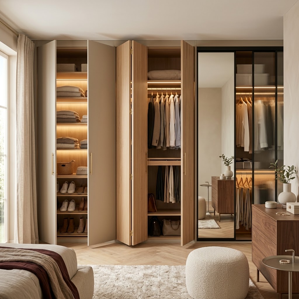 Шкаф-купе 2026: почему всё чаще выбирают распашные/складные системы и когда купе всё ещё лучший вариант